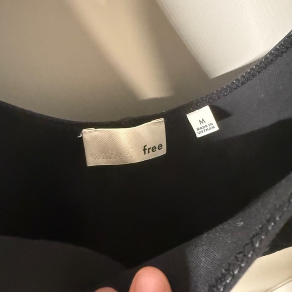 Wilfred Free Cotton Tank Dress – Black (Size M) - Picture 3 of 5